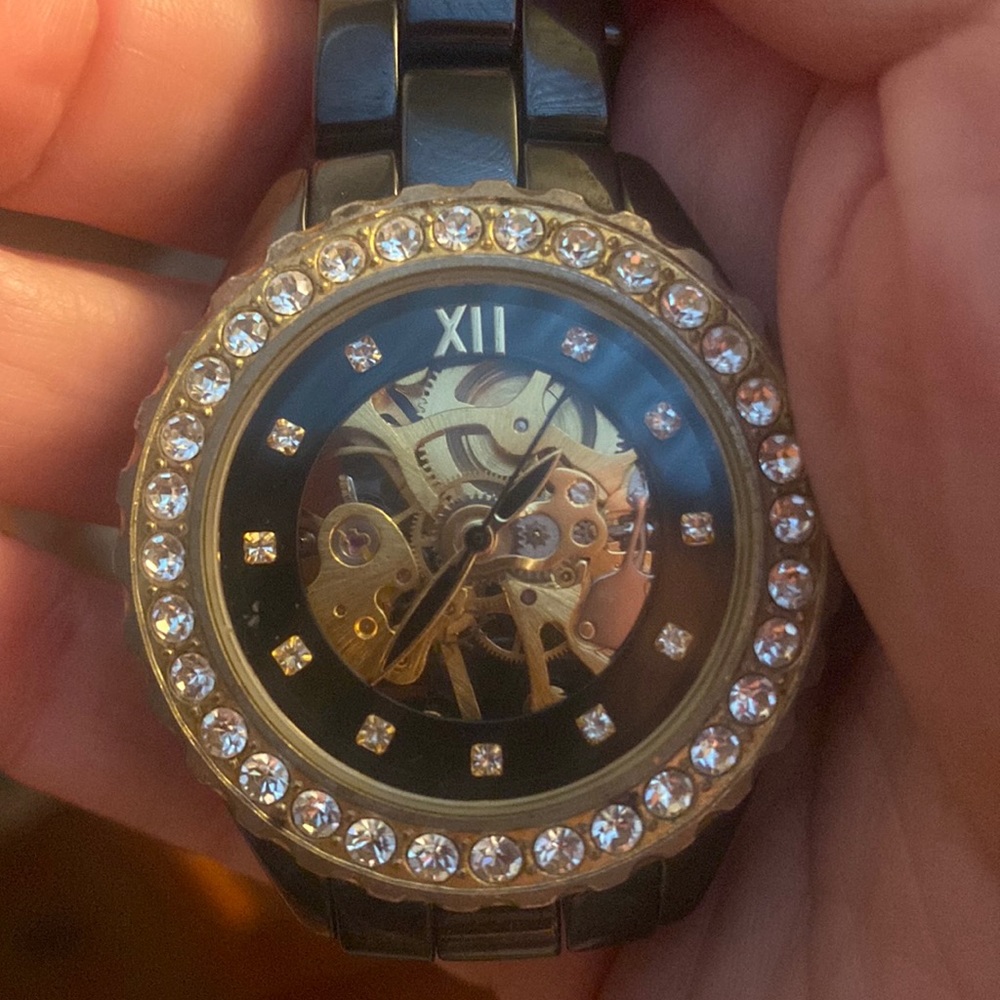 Adrienne Black Ceramic Watch
